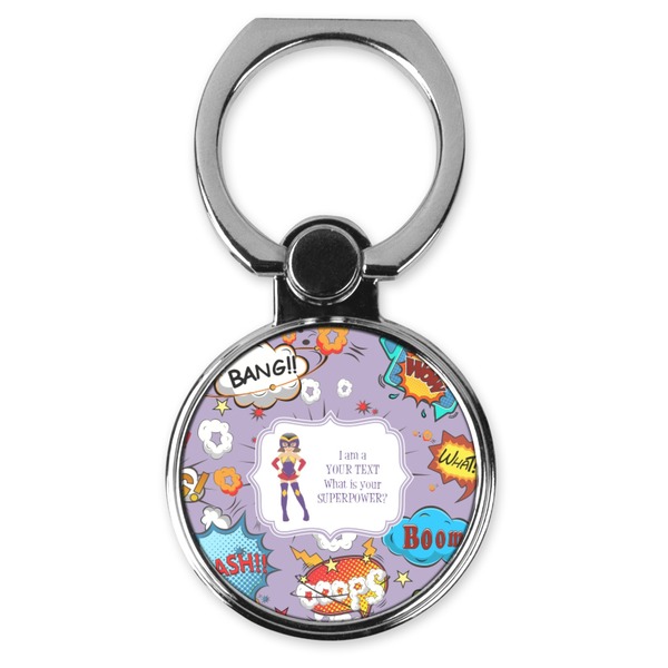 Custom What is your Superpower Cell Phone Ring Stand & Holder (Personalized)
