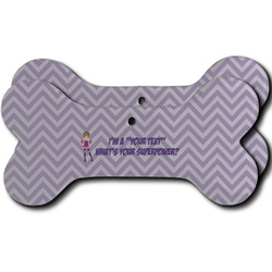 What is your Superpower Ceramic Dog Ornament - Front & Back w/ Name or Text