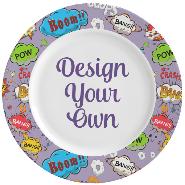 Custom What is your Superpower Ceramic Dinner Plates (Set of 4) (Personalized)