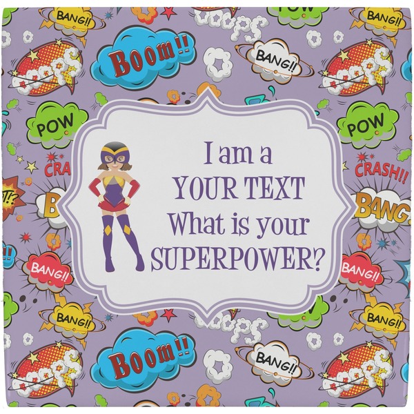 Custom What is your Superpower Ceramic Tile Hot Pad (Personalized)