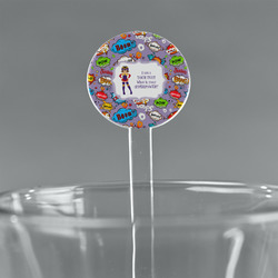 What is your Superpower 7" Round Plastic Stir Sticks - Clear (Personalized)