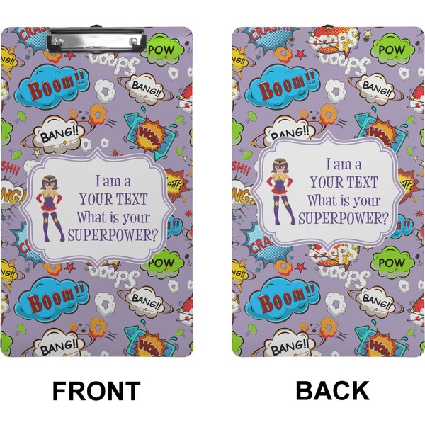 What is your Superpower Clipboard (Legal) (Front + Back)