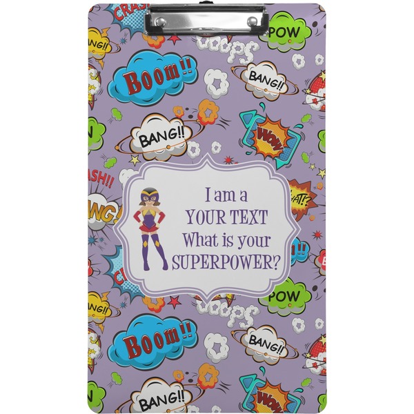 Custom What is your Superpower Clipboard (Legal Size) (Personalized)