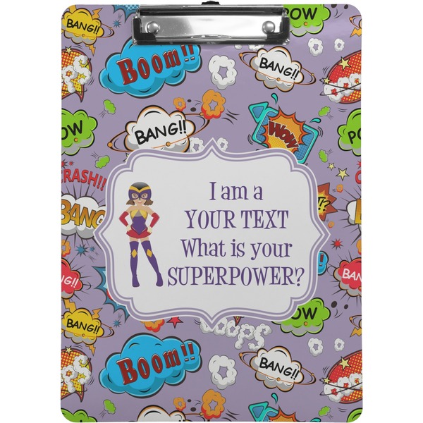 Custom What is your Superpower Clipboard (Letter Size) (Personalized)