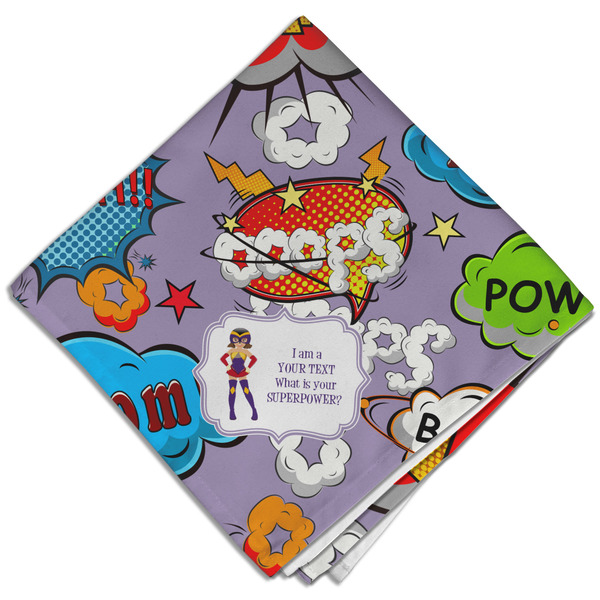 What is your Superpower Cloth Napkins - Personalized Dinner (Folded Four Corners)