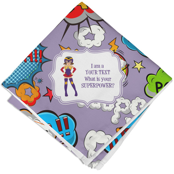 Custom What is your Superpower Cloth Napkin w/ Name or Text