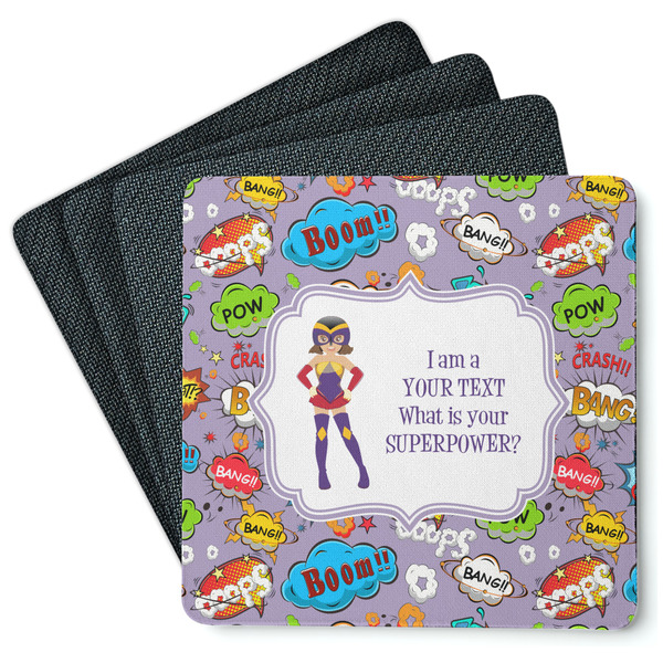 What is your Superpower Coaster Rubber Back - Main