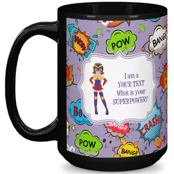 What is your Superpower 15 Oz Coffee Mug - Black (Personalized)