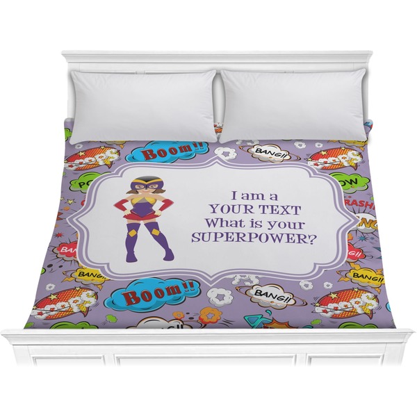 Custom What is your Superpower Comforter - King (Personalized)