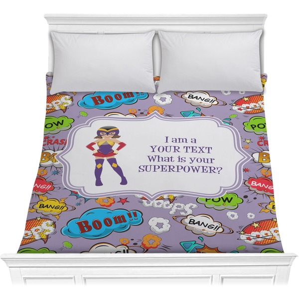 Custom What is your Superpower Comforter - Full / Queen (Personalized)