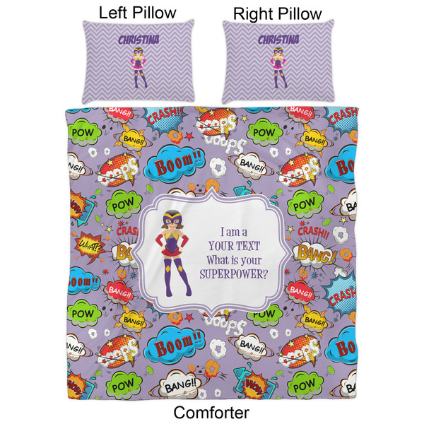 What is your Superpower Comforter Set - Queen - Approval