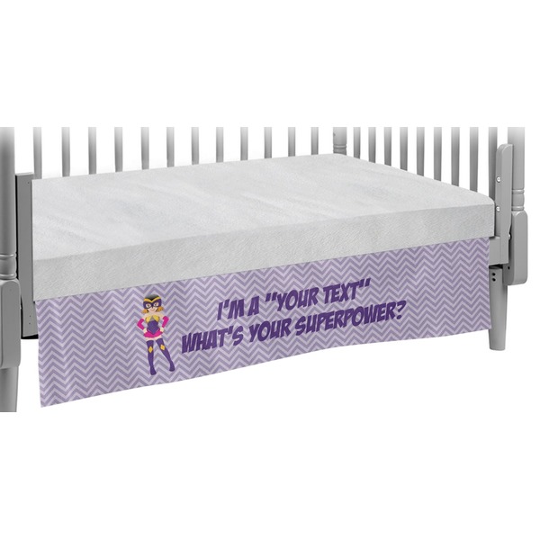 Custom What is your Superpower Crib Skirt (Personalized)