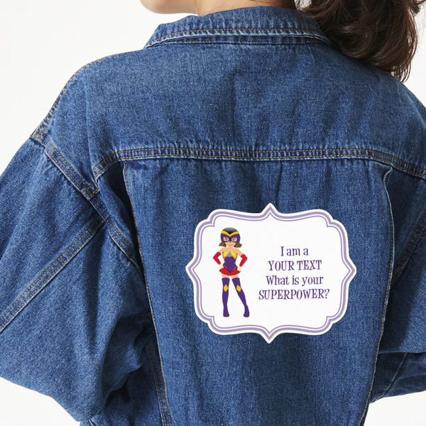 Custom What is your Superpower Large Custom Shape Patch - 2XL (Personalized)