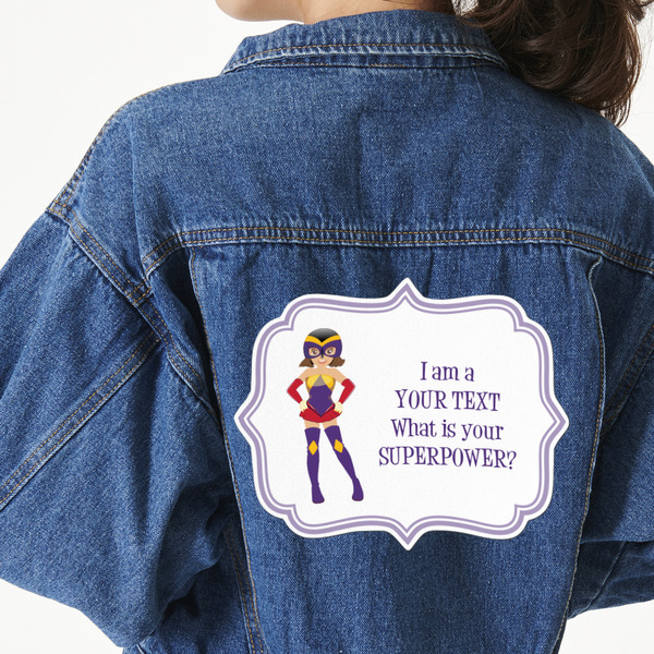 Custom What is your Superpower Twill Iron On Patch - Custom Shape - 3XL (Personalized)