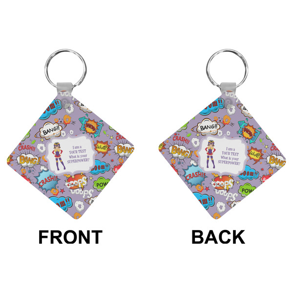 What is your Superpower Diamond Keychain (Front + Back)