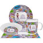 What is your Superpower Dinner Set - Single 4 Pc Setting w/ Name or Text