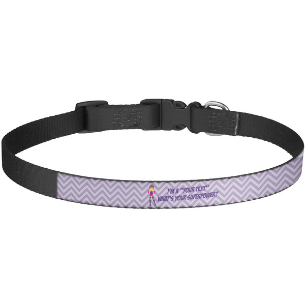 Custom What is your Superpower Dog Collar - Large (Personalized)