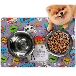 What is your Superpower Dog Food Mat - Small w/ Name or Text