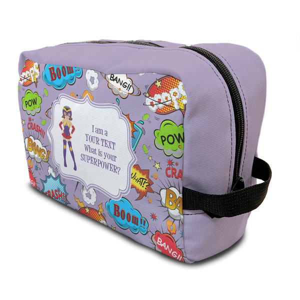 Custom What is your Superpower Toiletry Bag / Dopp Kit (Personalized)