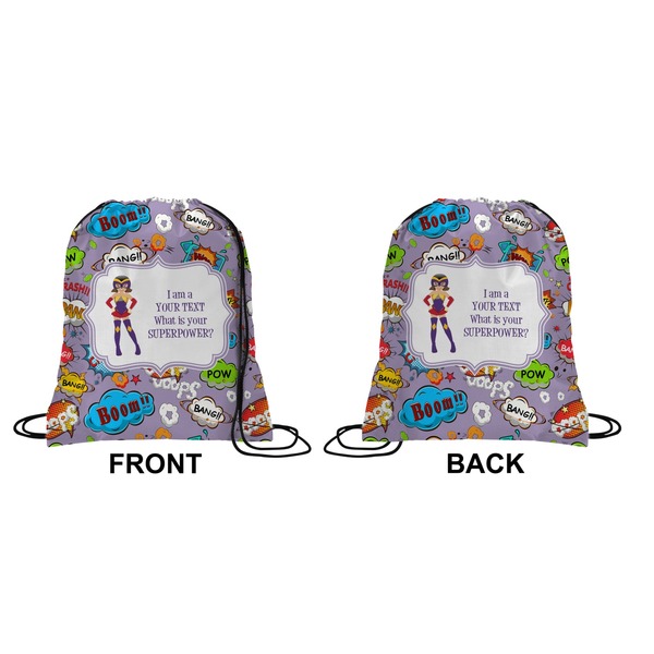 What is your Superpower Drawstring Backpack Front & Back Medium