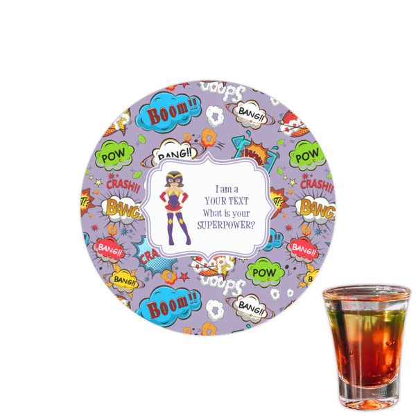 Custom What is your Superpower Printed Drink Topper - 1.5" (Personalized)