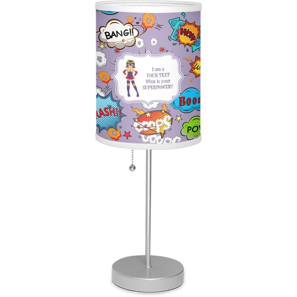 Custom What is your Superpower 7" Drum Lamp with Shade (Personalized)