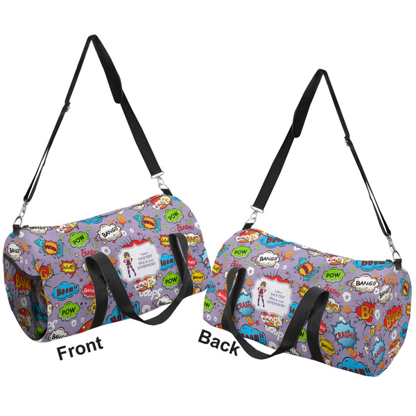 What is your Superpower Duffle bag large front and back sides