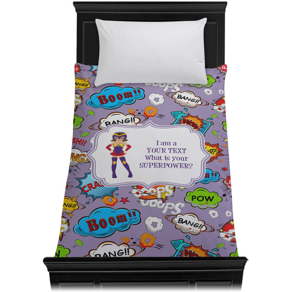 What is your Superpower Duvet Cover - Twin - On Bed - No Prop