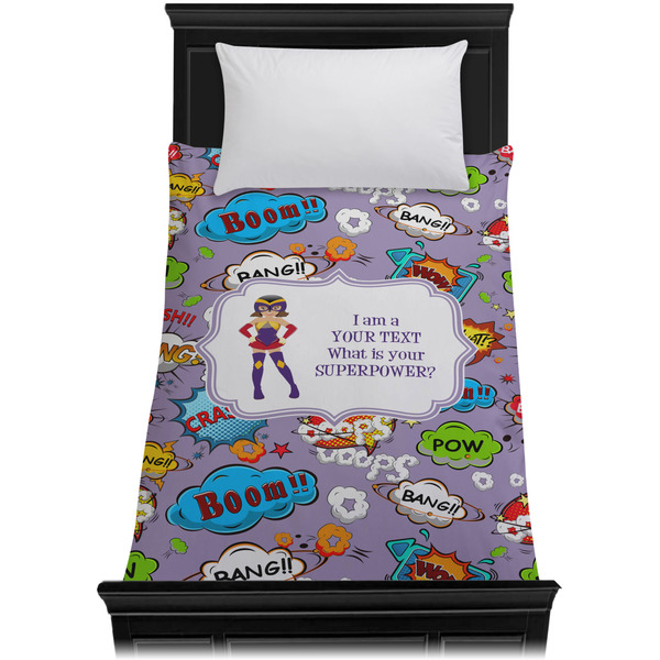 What is your Superpower Duvet Cover - Twin XL - On Bed - No Prop