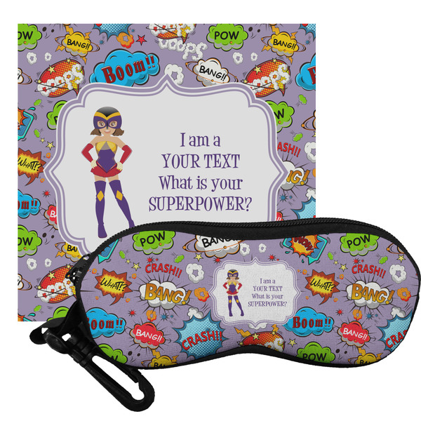 Custom What is your Superpower Eyeglass Case & Cloth (Personalized)