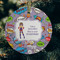 What is your Superpower Frosted Glass Ornament - Round (Lifestyle)
