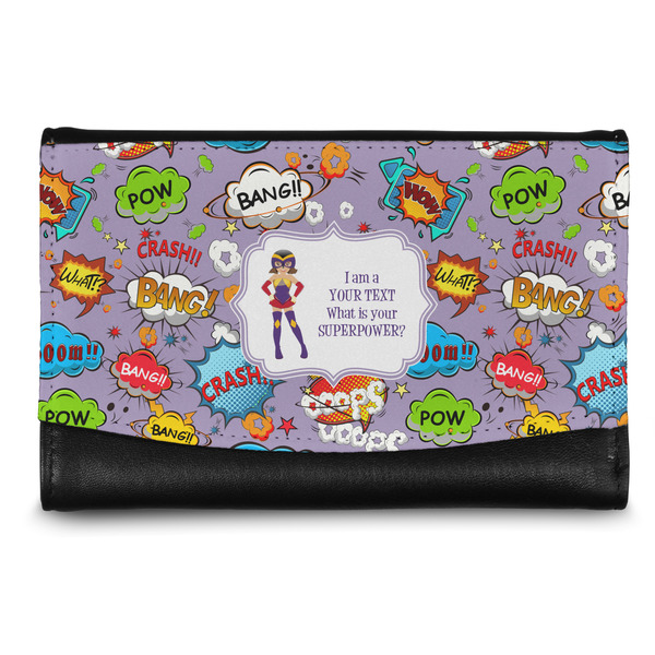 Custom What is your Superpower Genuine Leather Women's Wallet - Small (Personalized)