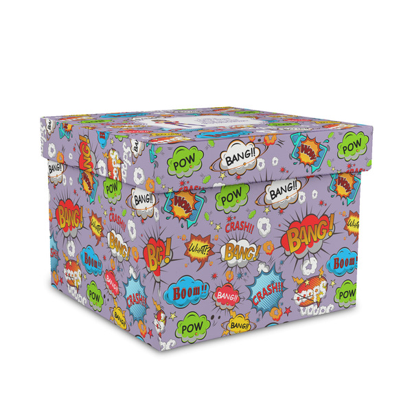 Custom What is your Superpower Gift Box with Lid - Canvas Wrapped - Medium (Personalized)