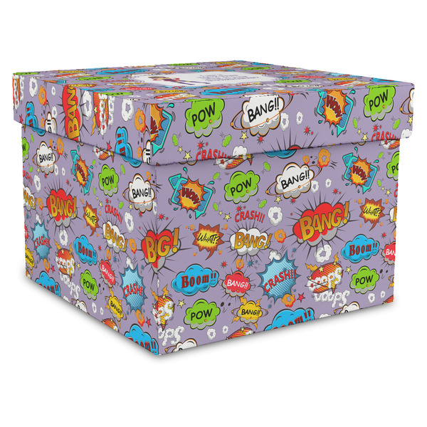 Custom What is your Superpower Gift Box with Lid - Canvas Wrapped - X-Large (Personalized)