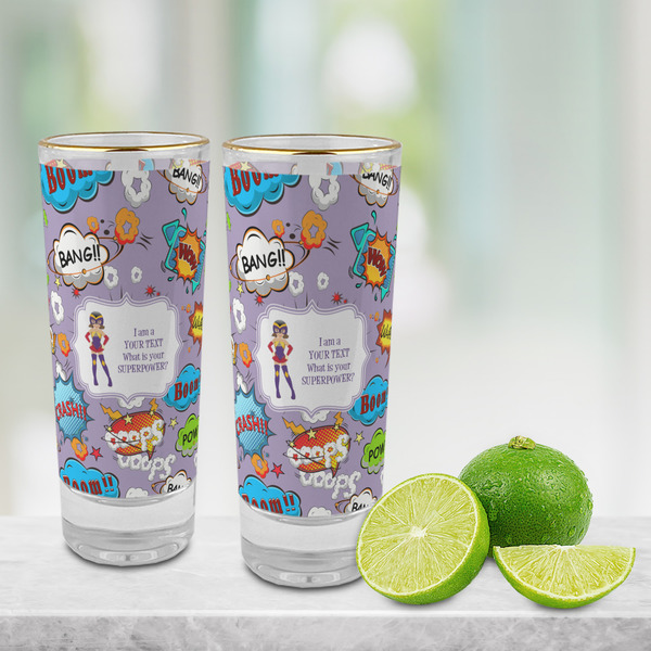 What is your Superpower Glass Shot Glass - 2 oz - LIFESTYLE