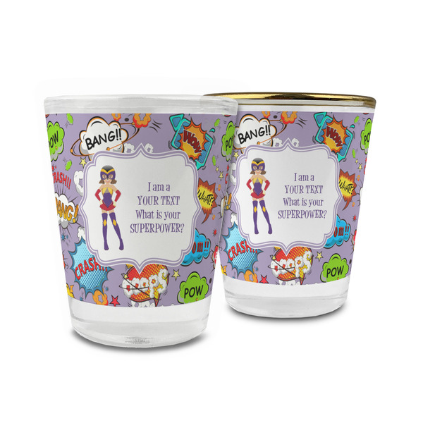 Custom What is your Superpower Glass Shot Glass - 1.5 oz (Personalized)