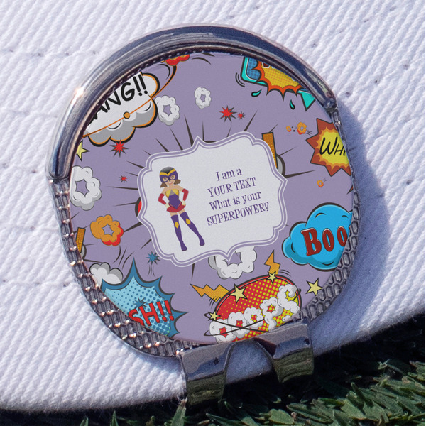 Custom What is your Superpower Golf Ball Marker - Hat Clip