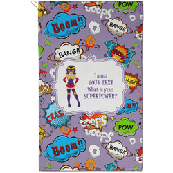 What is your Superpower Golf Towel - Poly-Cotton Blend - Small w/ Name or Text