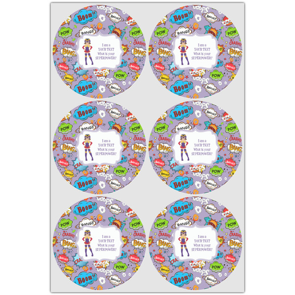 What is your Superpower Icing Circle - Large - Set of 6