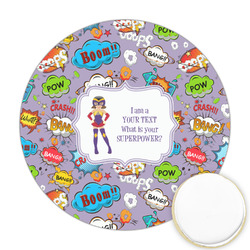 What is your Superpower Printed Cookie Topper - Round (Personalized)