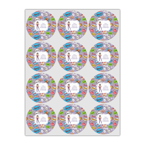What is your Superpower Icing Circle - Small - Set of 12