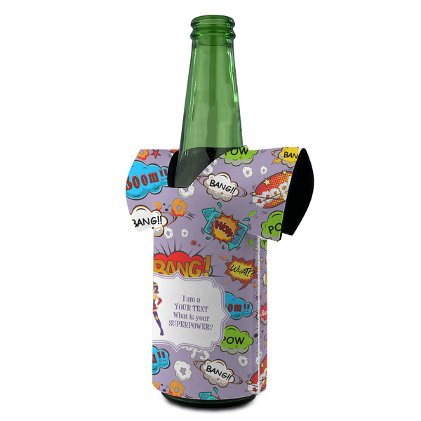 What is your Superpower Jersey Bottle Cooler - ANGLE (on bottle)