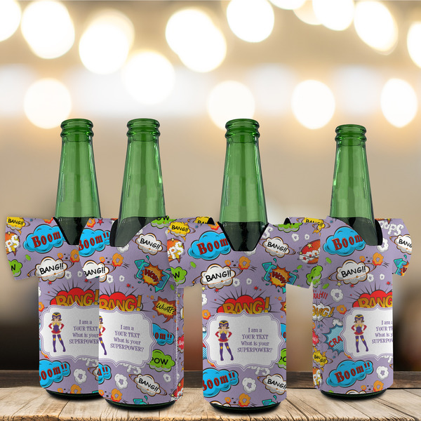What is your Superpower Jersey Bottle Cooler - Set of 4 - LIFESTYLE