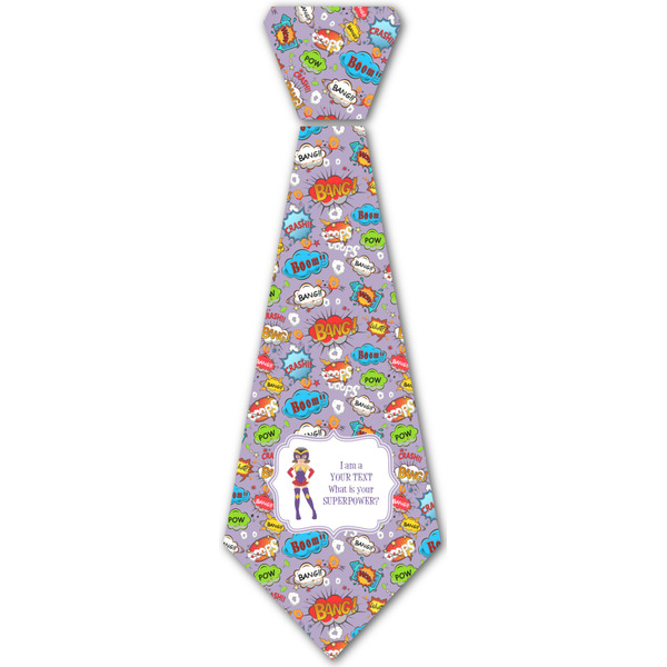 Custom What is your Superpower Iron On Tie - 4 Sizes w/ Name or Text
