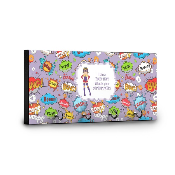 What is your Superpower Key Hanger - Front View with Hooks