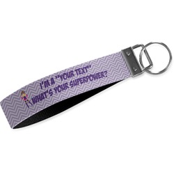 What is your Superpower Wristlet Webbing Keychain Fob (Personalized)
