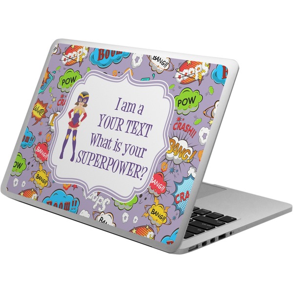 Custom What is your Superpower Laptop Skin - Custom Sized (Personalized)