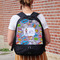 What is your Superpower Large Backpack - Black - On Back