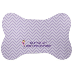 What is your Superpower Bone Shaped Dog Food Mat (Personalized)
