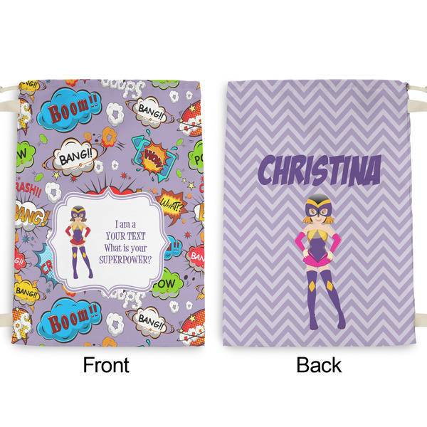 What is your Superpower Large Laundry Bag - Front & Back View